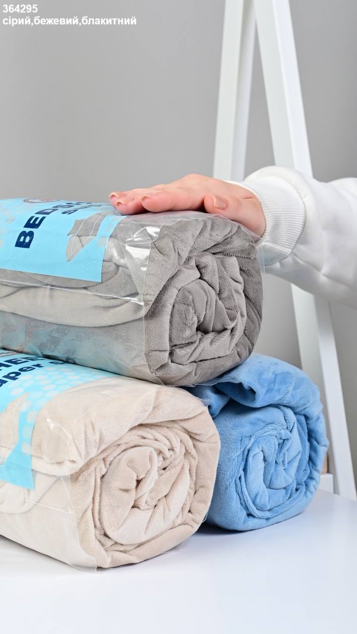 Набір простирадло на резинці Двохспальний (опт) 364295