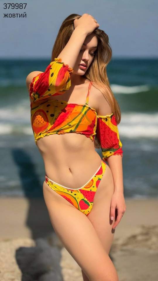 Купальник жіночий з топом (опт) 379987