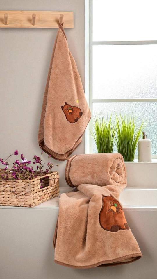 Набор полотенец (баня+лицо) (опт) 384887 (опт) 384887