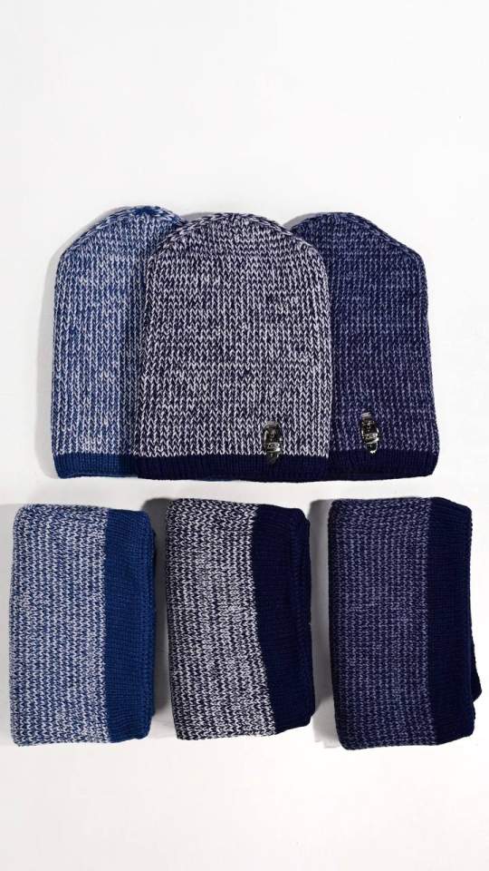 Шапка + хомут підліток (опт) 386967