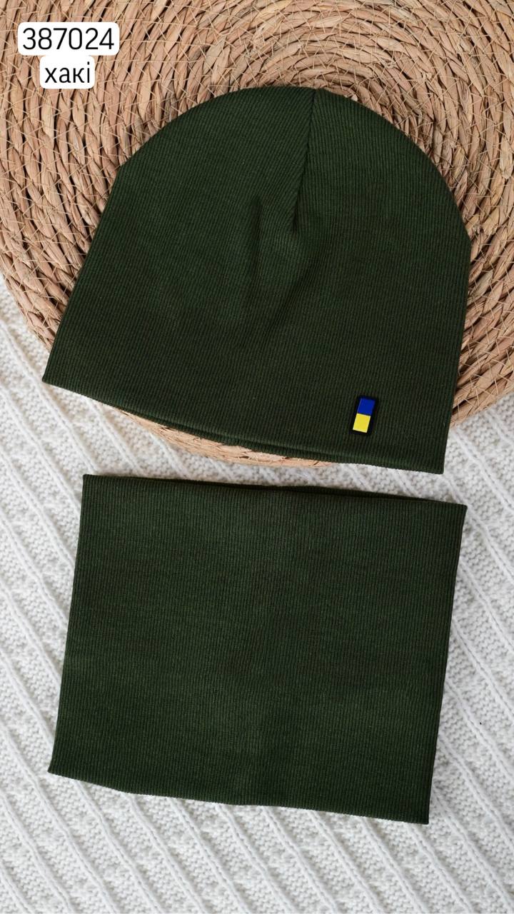 Шапка + хомут підліток (опт) 387024