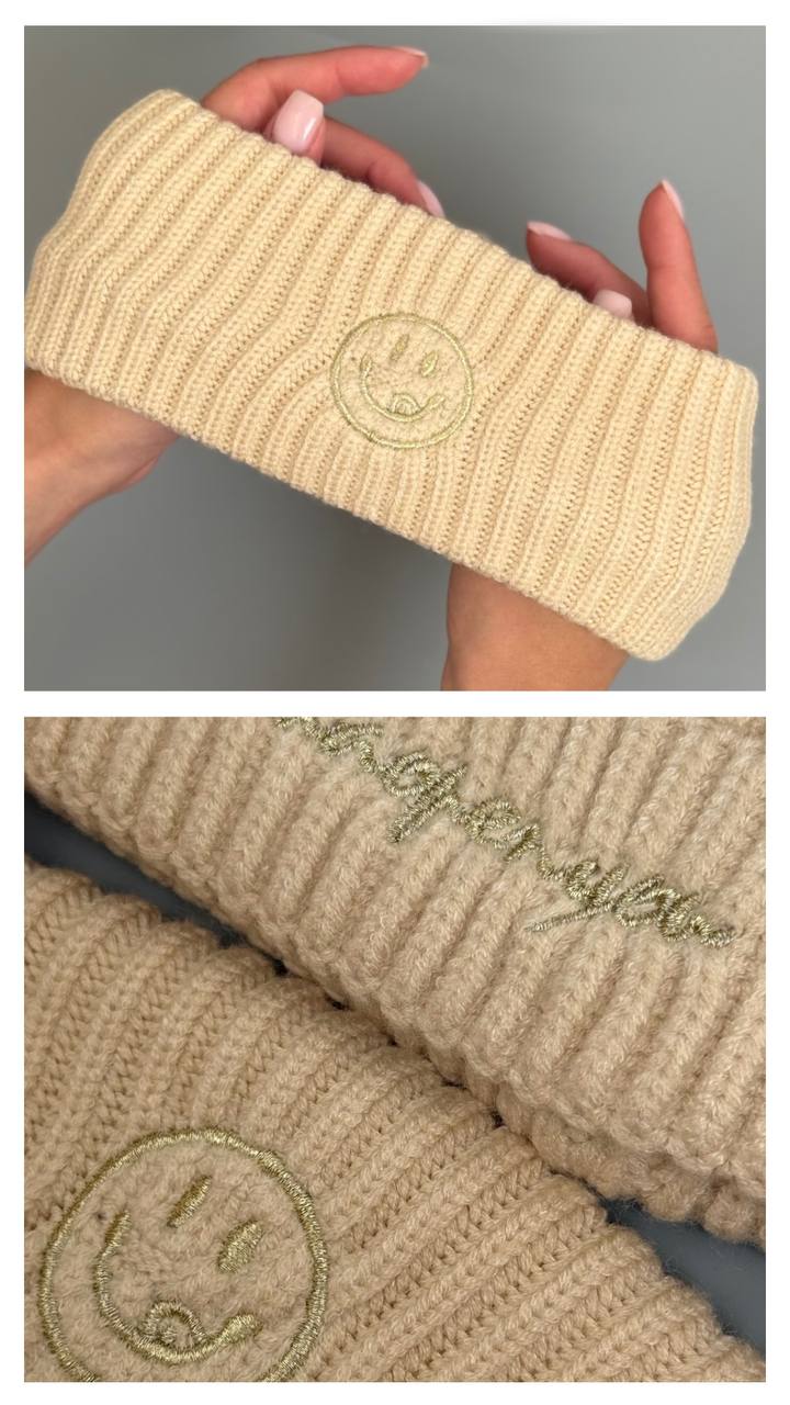 Шапка + повязка детская (опт) 387512