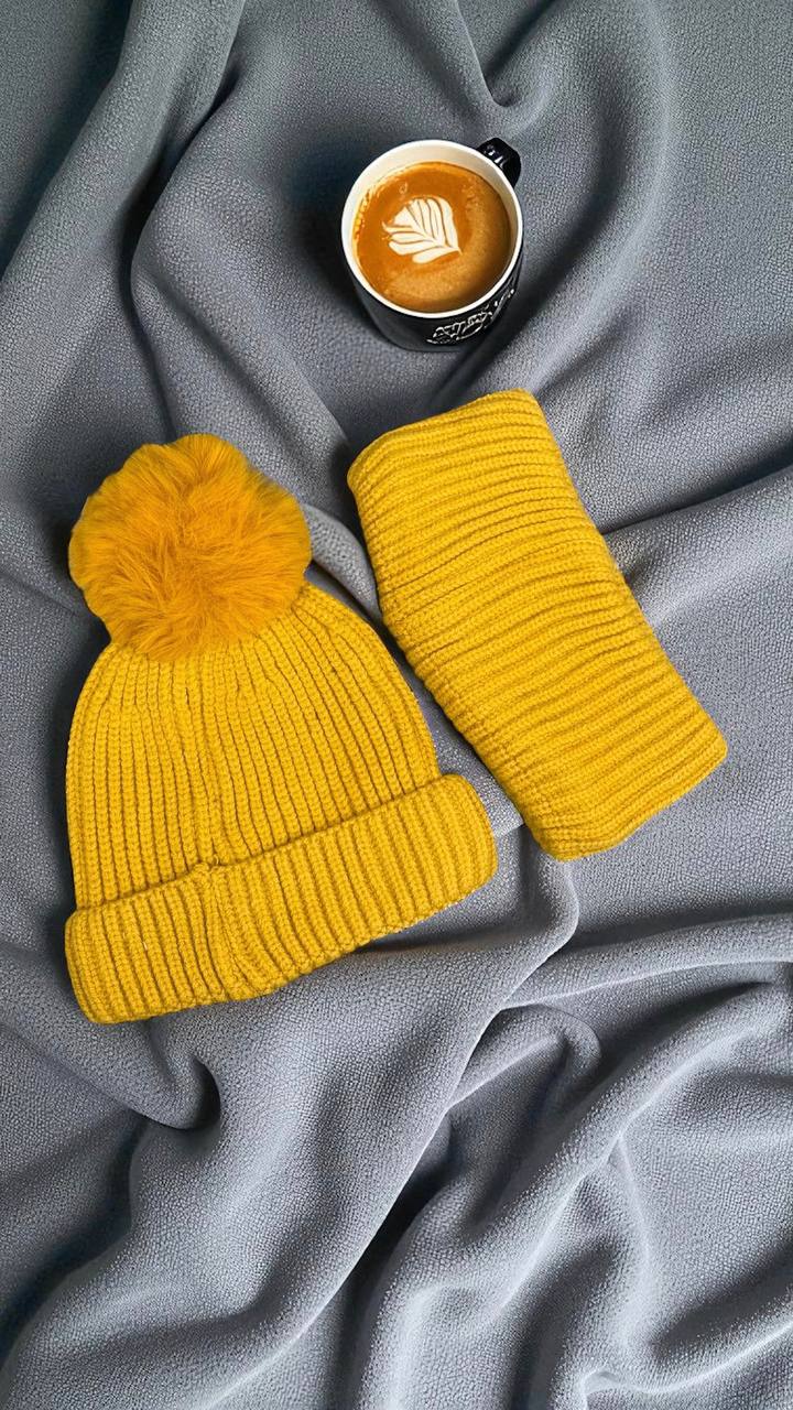 Шапка + повязка детская (опт) 387512