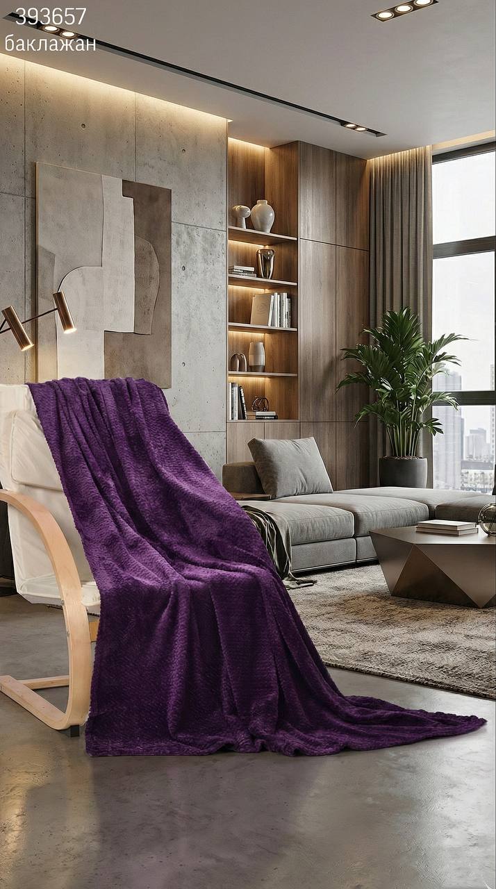 Плед полуторний (опт) 393657